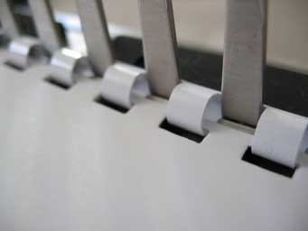 Comb Binding at Minuteman Press Spencer Street