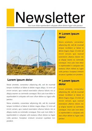 Newsletter Sample